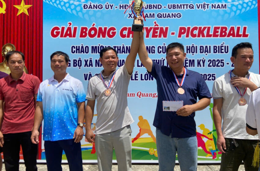  TIN TỨC HỘI THAO: Trường PTDTBT tiểu học và THCS Nam cao tham dự Giải Bóng chuyền da Nam, bóng chuyền hơi nữ, , Pickleball  Chào mừng thành công Đại hội đại biểu Đảng bộ các cấp. Đại hội đại biểu Đảng bộ xã Nam Quang lần thứ I, nhiệm kỳ 2025 – 2030, chào mừng 80 năm ngày quốc khánh nước cộng hòa xã hội chủ nghĩa Việt Nam và các ngày lễ lớn của đất nước trong năm 2025